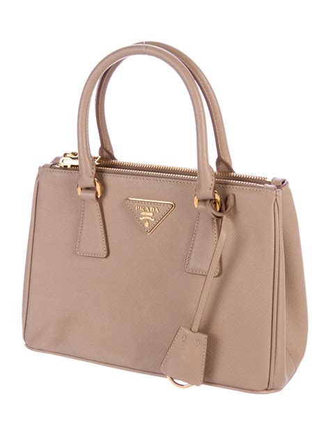 prada saffiano lux mini galleria double zip tote|prada small saffiano lux.